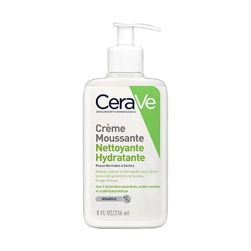 CERAVE CREME MOUSSANTE NETTOYANTE HYDRATANTE 236 ML