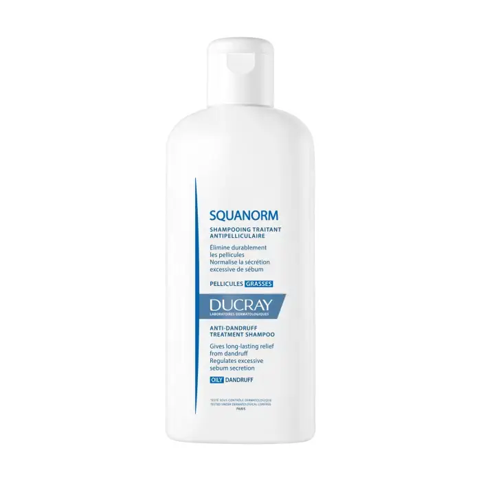 DUCRAY SQUANORM SHAMPOING ANTIPELLICULAIRE GRAS 200ML