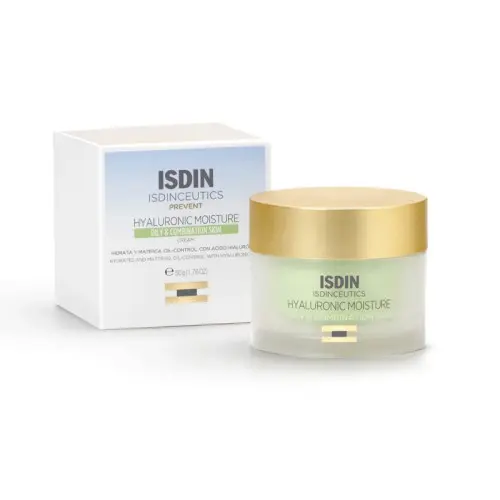 ISDIN PREVENT HYALURONIC MOISTURE PEAUX MIXTES A GRASSES 50G