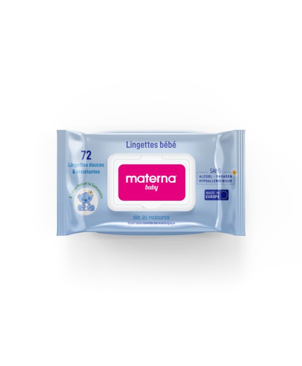 MATERNA LINGETTES BEBE  B/72