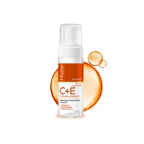 LIRENE C+E VITAMIN ENERGY MOUSSE NETTOYANTE 150ML