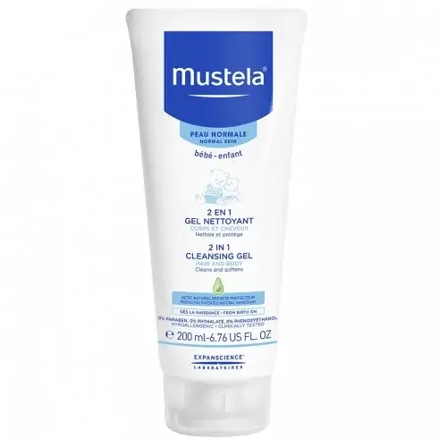 MUSTELA GEL LAVANT 2EN 1 CHEVEUX ET CORPS 200ML
