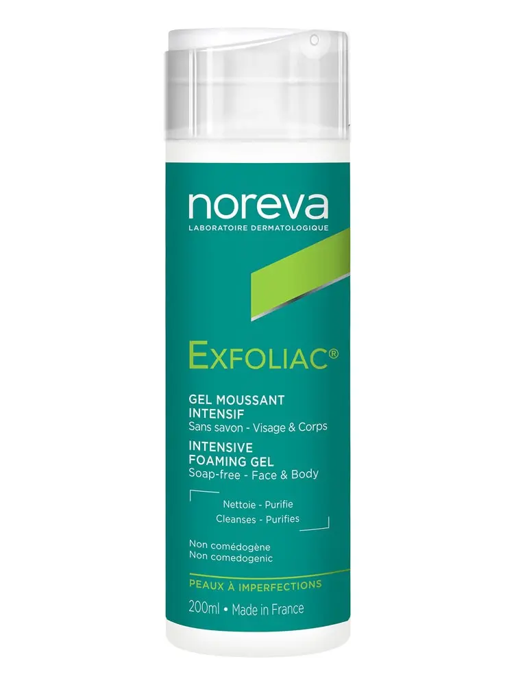 NOREVA EXFOLIAC GEL MOUSSANT INTENSIF 200ML
