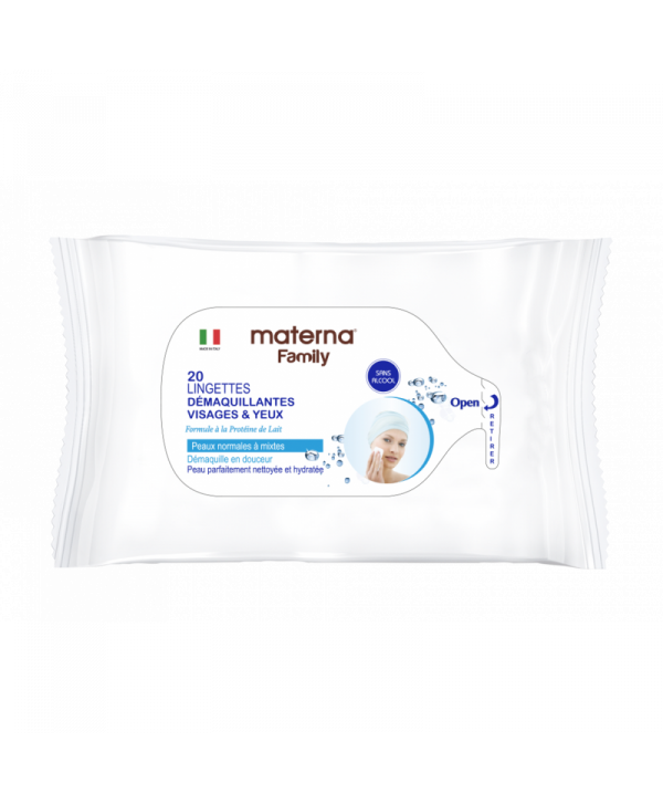 MATERNA LINGETTE DEMAQUILLANTE B/20