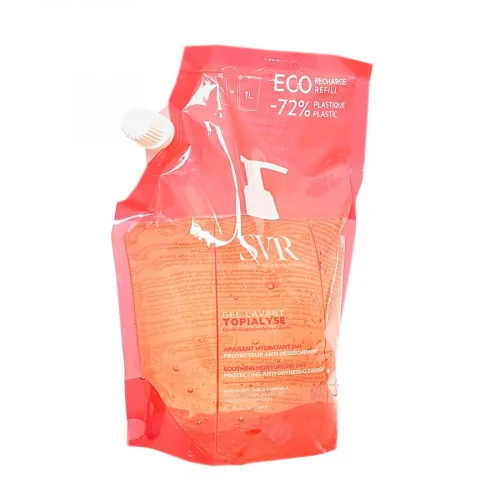 SVR TOPIALYSE GEL LAVANT 1L RECHARGE