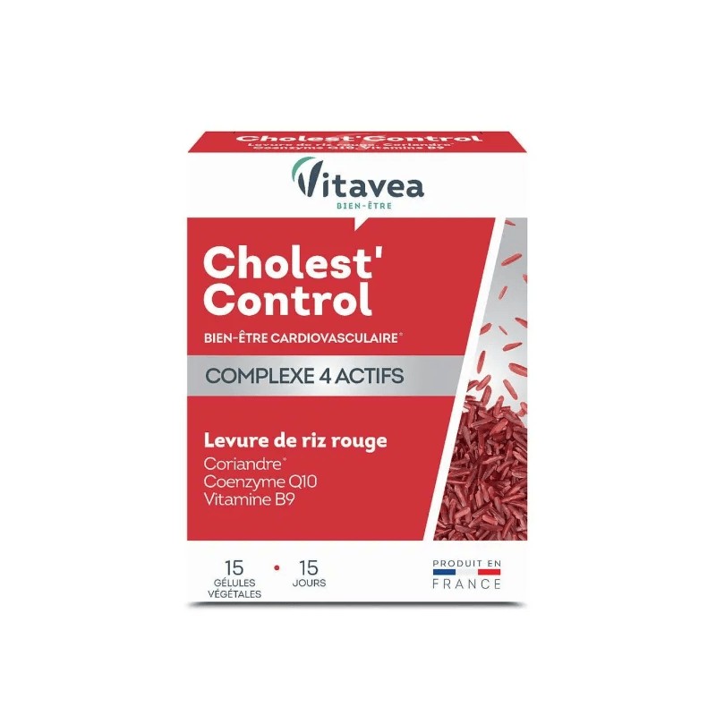 VITAVEA CHOLEST CONTROL LEVURE DE RIZ ROUGE