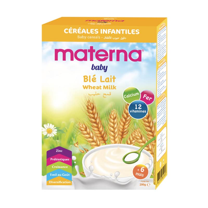 MATERNA FARINE BLE LAIT 200G