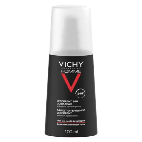 VICHY HOMME DEODORANT ULTRA-FRAIS 24H VAPORISATEUR 100ML