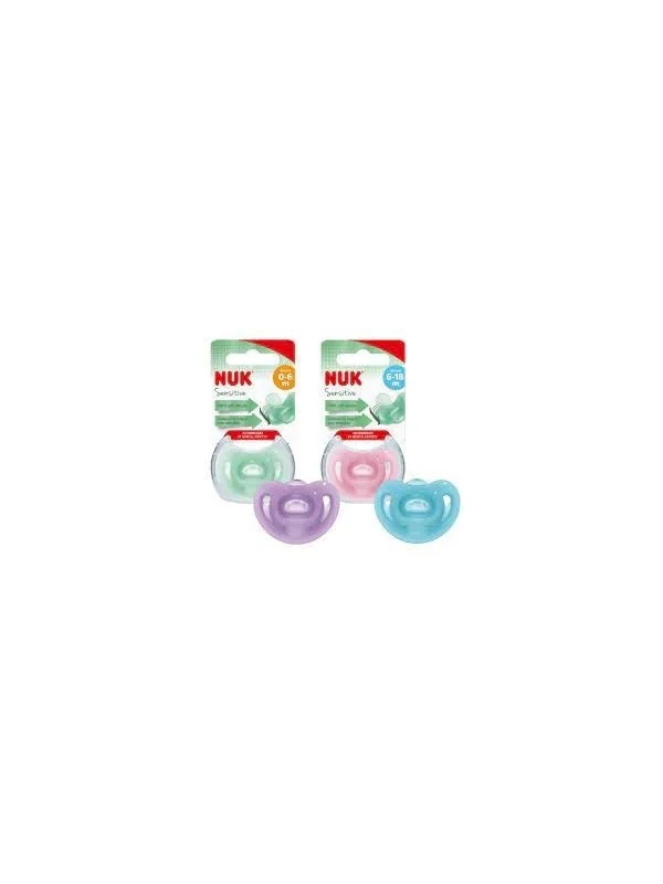 NUK SUCETTE SENSITIVE + BOITE 0-6M 29139