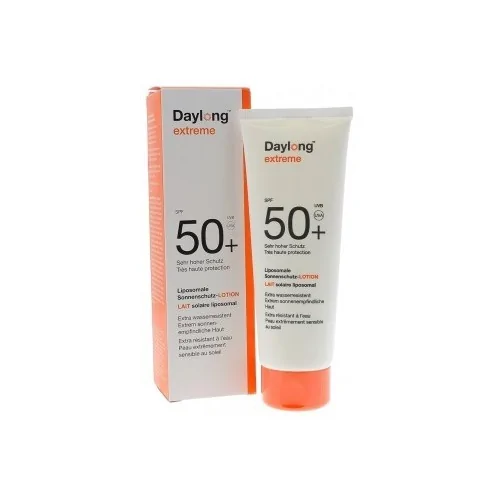 Daylong Extrême SPF 50+ est une lotion liposomale Daylong Extrême SPF 50+ est extra-résistant à l'eau et résistant à la transpiration.