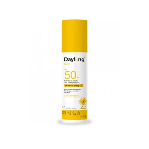 Daylong® Kids SPF 50 assure une très haute protection SPF 50 aux peaux sensibles des enfants de plus de 1 an ,protège la peau de votre enfant .