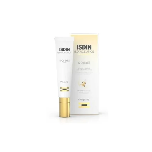 ISDIN K-OX EYES 15 ML Réduit les poches, éclaircit la couleur des cernes et restaure l’élasticité de la peau pour un regard plus reposé et rajeunit.