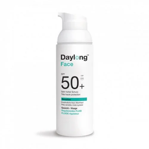 Daylong sensitive face SPF 50+ Gel est un gel fluide léger, offre une très haute protection solaire aux peaux très sensibles et intolérantes au soleil.