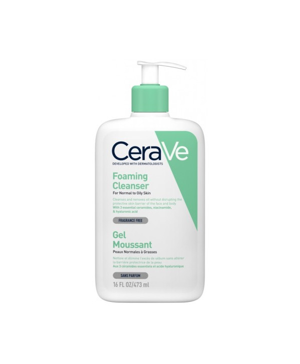 CERAVE GEL MOUSSANT P.GRASSES 473ML nettoie, purifie en profondeur et élimine l’excès de sébum.Meilleurs prix en Tunisie.