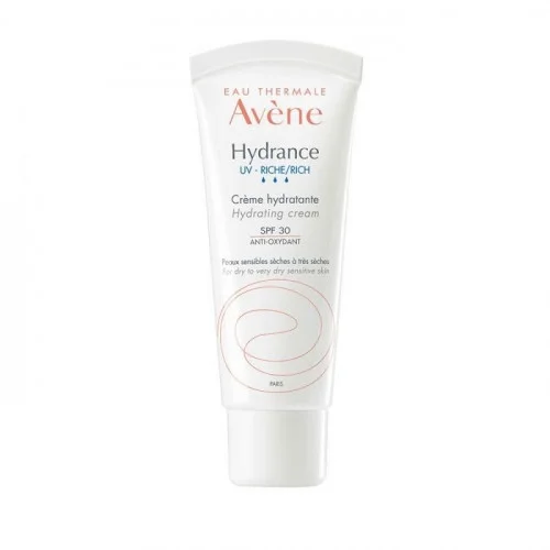 Avene Hydrance spf30 permet d'Hydrater votre peau tout en la protégeant quotidiennement des UV, des radicaux libres et de la pollution.