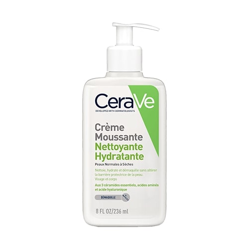 CERAVE crème moussante nettoyante hydratante est une crème hydratante qui nettoie en douceur les peaux normales à sèches.Meilleurs prix en Tunisie