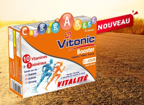 𝗩𝗶𝘁𝗼𝗻𝗶𝗰 𝗕𝗼𝗼𝘀𝘁𝗲𝗿 le complément alimentaire qui Lutte contre la fatigue et les sensations de faiblesse et booste votre énergie