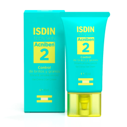 ISDIN ACNIBEN GEL CREME CONTROLE 40 ML est un gel crème avec une texture légère et non grasse qui hydrate et aide à réduire les boutons.