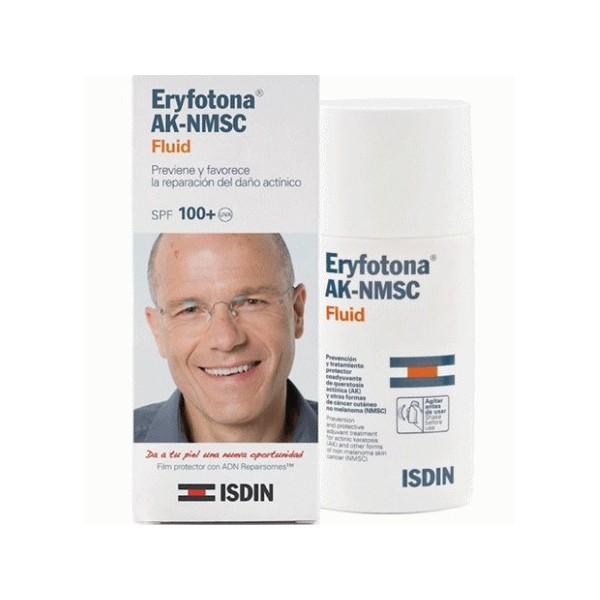 ISDIN Eryfotona AK-NMSC SPF 100+Isdin Eryfotona AK un ecran solaire tres haute protection permet d'empêcher et réparer les dommages actiniques.