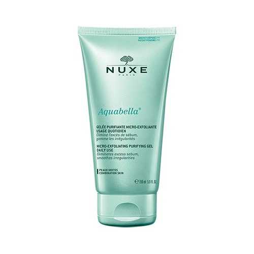 NUXE AQUABELLA GELEE EXFOLIANTE 150ML La Gelée Purifiante Micro Exfoliante NUXE Aquabella offre une purification et une exfoliation douce aux peaux mixtes.