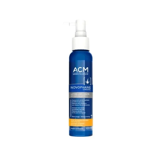 La lotion anti-chute Novophane a été spécialement formulée pour freiner les chutes de cheveux chroniques, d’origine hormonale ou héréditaire, chez l’homme et la femme.