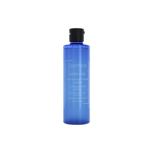 Le shampooing KERA-LISS Purifiant à base d'acide hyaluronique et de kératine. Sans sulfates, sans parabens et sans silicones.